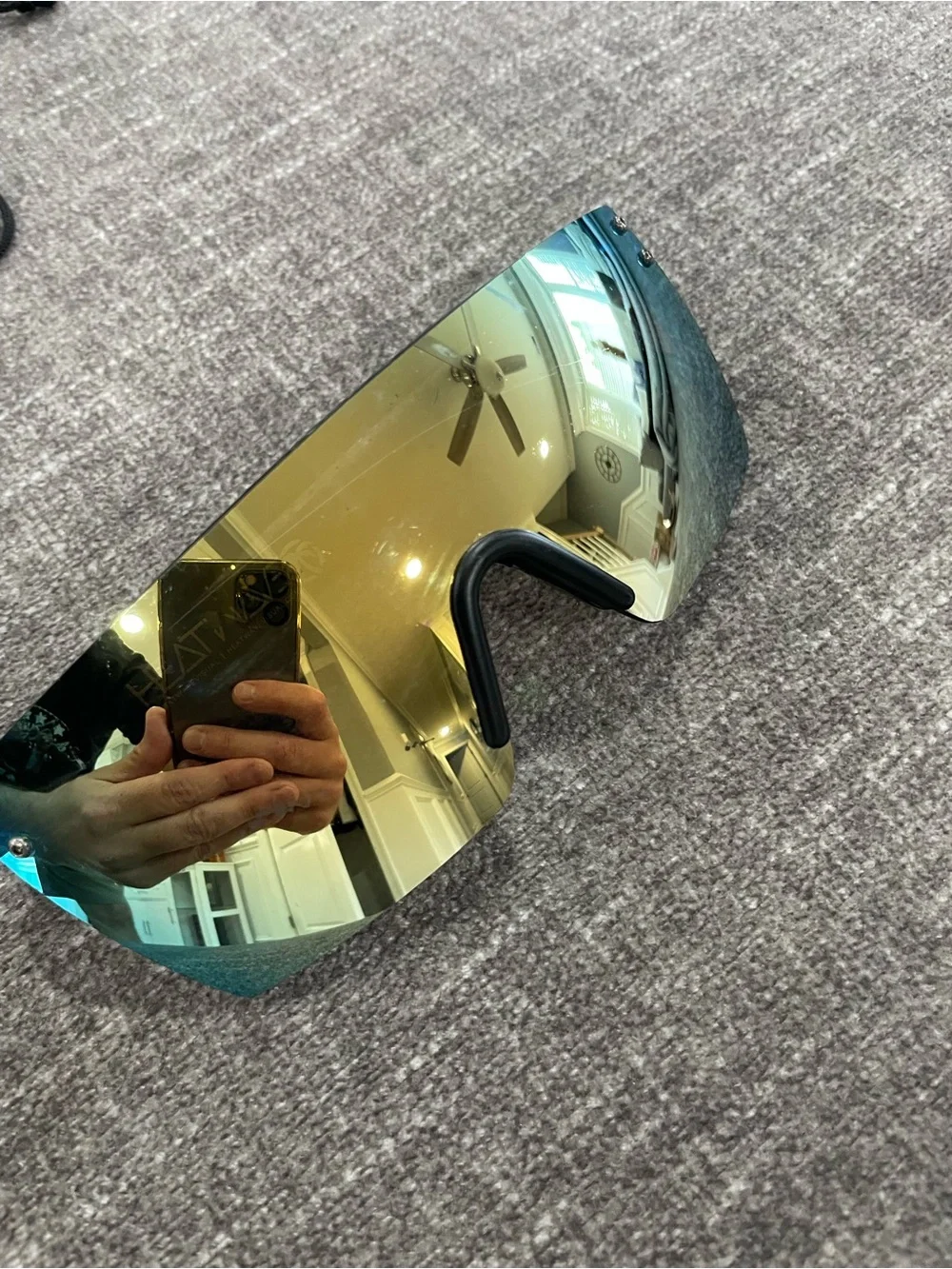 Heatwave Visual Lazer face Mirrored Sunglasses